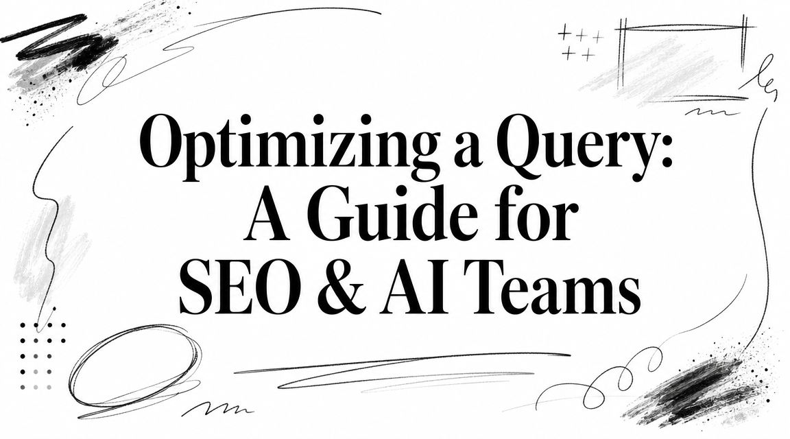 Optimizing a Query: A Guide for SEO and AI Teams
